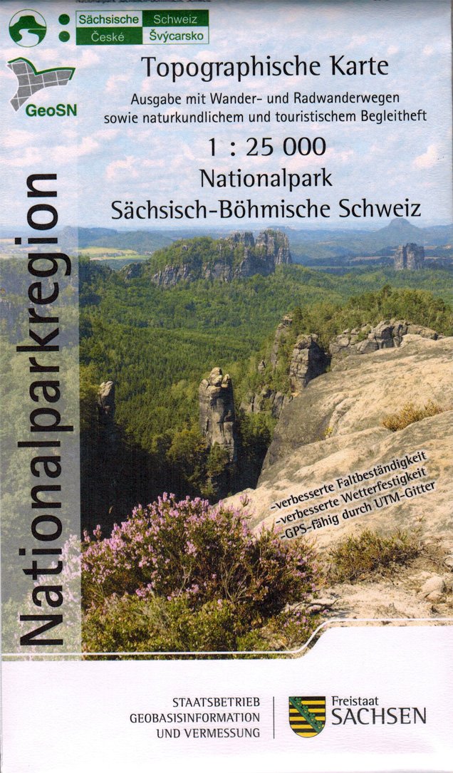 Nationalpark Sächsisch-Böhmische Schweiz: Nationalparkkarte / Wanderkarte 1:25 000, Ausgabe mit Wander- und Radwanderwegen sowie naturkundlichem und ... Freizeitkarten Sachsen 1:25 000) Leisure, Home & Garden