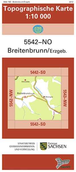 Breitenbrunn / Erzgebirge (5542-NO): Topographische Karte 1:10 000 (Topographische Karten Sachsen 1:10 000 (TK 10); amtlich) Leisure, Home & Garden