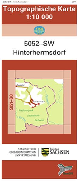 Hinterhermsdorf (5052-SW): Topographische Karte 1:10 000 (Topographische Karten Sachsen 1:10 000 (TK 10); amtlich) Leisure, Home & Garden
