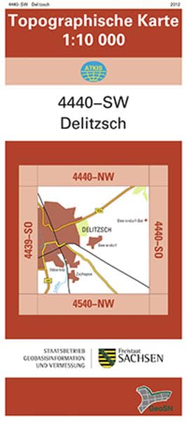 Delitzsch (4440-SW): Topographische Karte 1:10 000 (Topographische Karten Sachsen 1:10 000 (TK 10); amtlich) Leisure, Home & Garden
