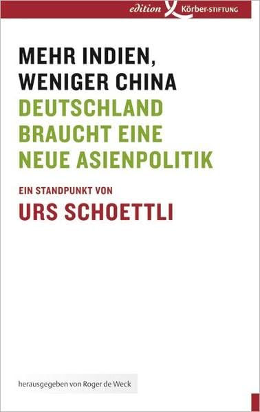 Mehr Indien, weniger China Politics & History
