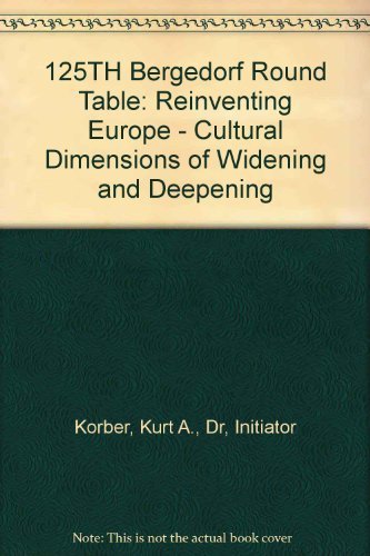 Reinventing Europe. Cultural Dimension of Widening and Deepening Books