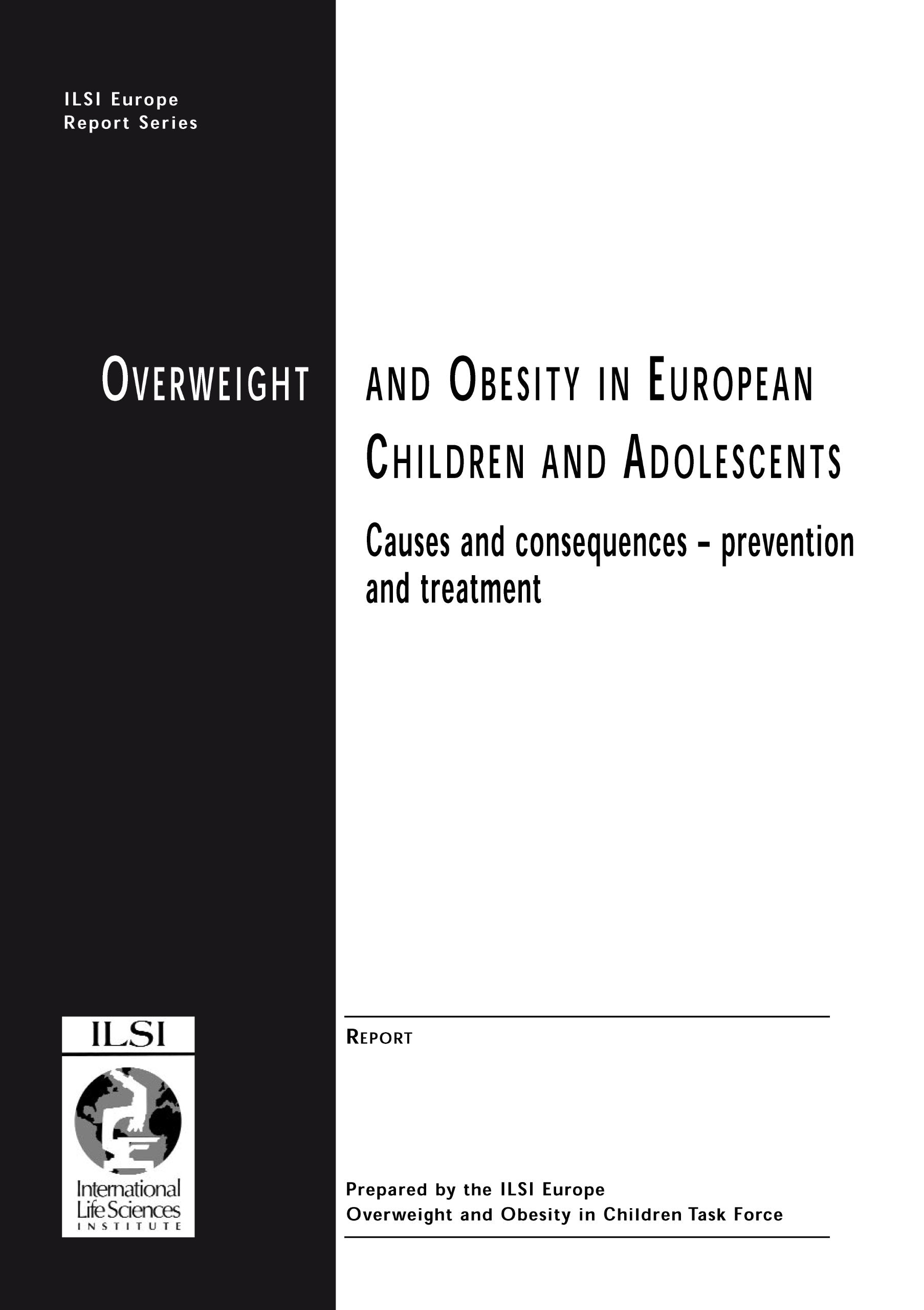 Übergewicht und Obesität bei europäischen Kindern und Jugendlichen /Overweight and Obesity in European Children and Adolescents: Gründe und Folgen - ... and consequences - prevention and treatment Health, Nutrition & Fitness