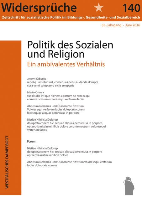 Politik des Sozialen und Religion Law