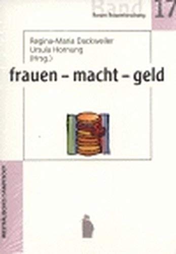 Frauen - Macht - Geld (Forum Frauen- und Geschlechterforschung) Law