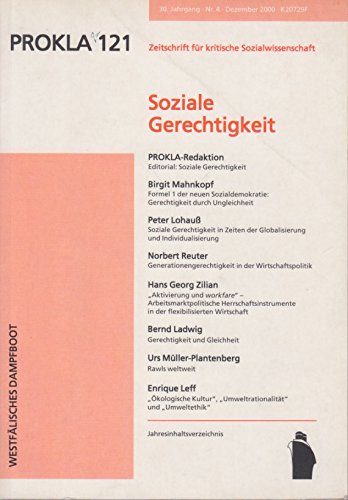 Prokla 121: Soziale Gerechtigkeit. Social Sciences