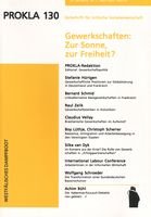 Gewerkschaften ... zur Sonne, zur Freiheit? (PROKLA / Zeitschrift für kritische Sozialwissenschaft) Law