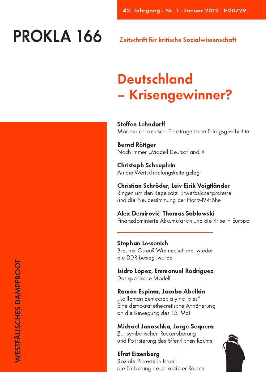 PROKLA 166: Deutschland - Krisengewinner? (PROKLA / Zeitschrift für kritische Sozialwissenschaft) Law