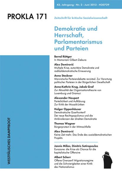 Demokratie und Herrschaft, Parlamentarismus und Parteien Law