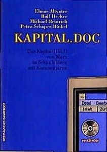 KAPITAL.DOC - Das Kapital (Bd. 1) von Marx in Schaubildern mit Kommentaren (mit CD-ROM) Social Sciences