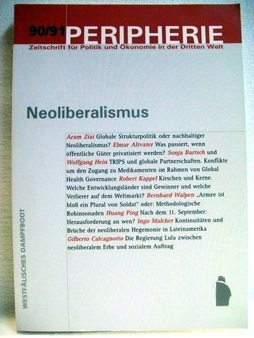 Neoliberalismus (Peripherie / Zeitschrift für Politik und Ökonomie in der Dritten Welt) Law