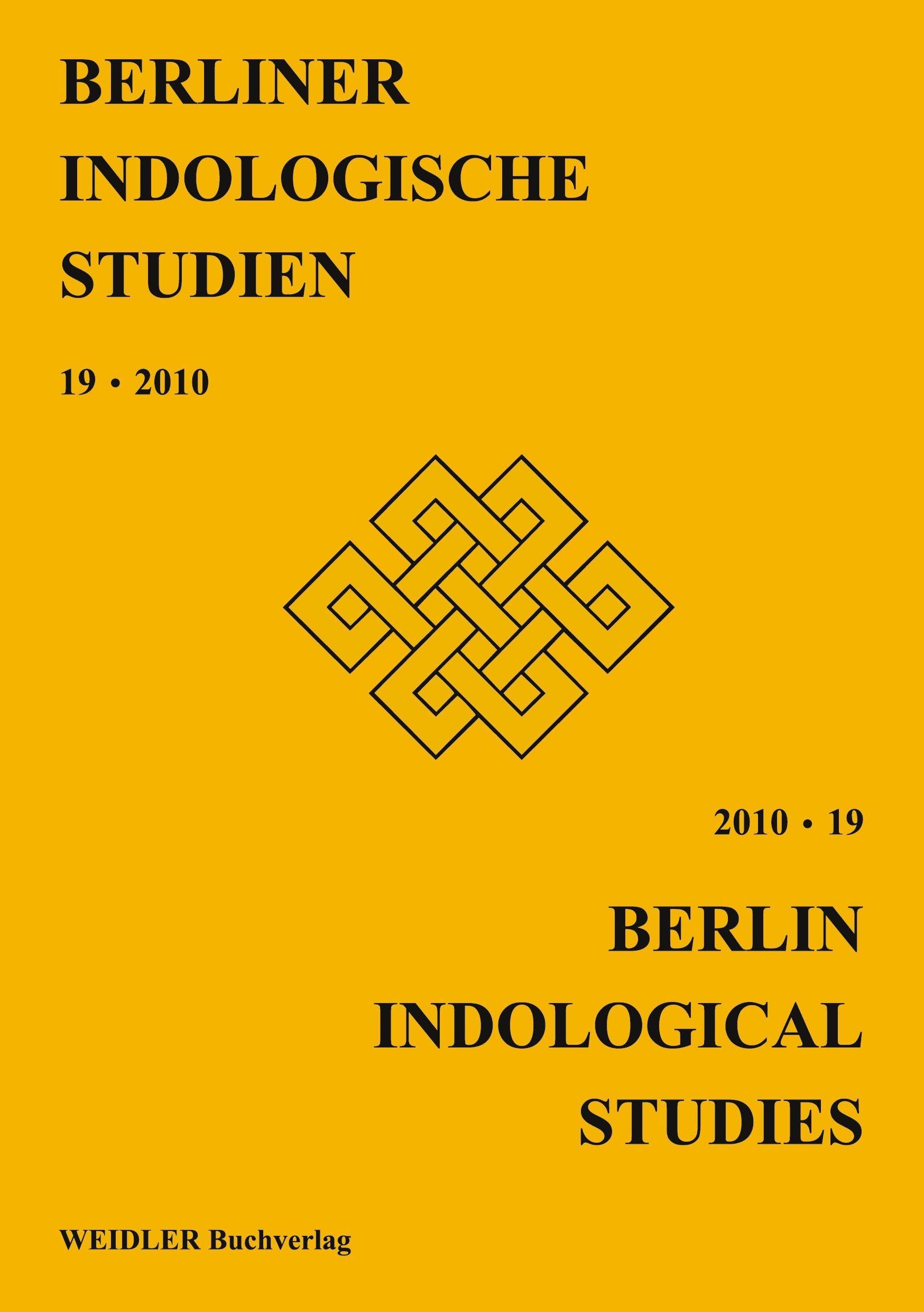 Berliner Indologische Studien, Band 19 Philosophy