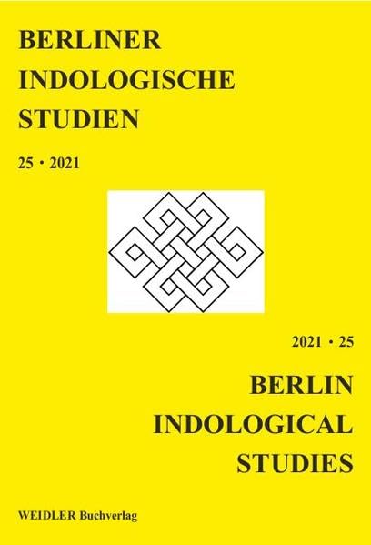 Berliner Indologische Studien, Band 25 Books