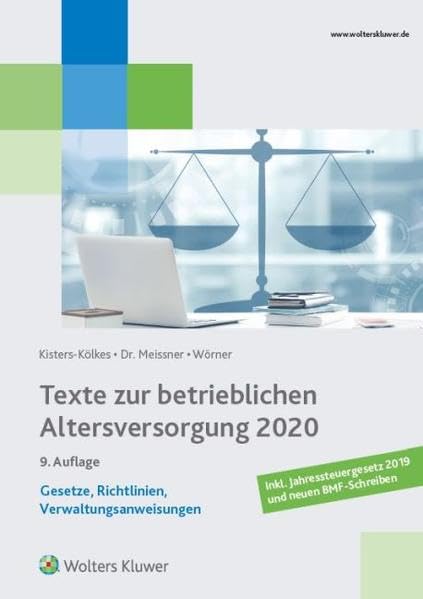 Texte zur betrieblichen Altersversorgung 2020 Law