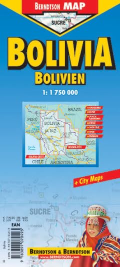 B & B Map, Bolivia Leisure, Home & Garden