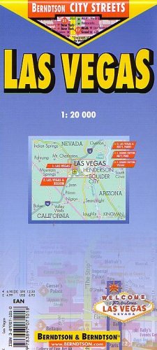 B & B City Streets, Las Vegas (B&B Road Maps) Leisure, Home & Garden