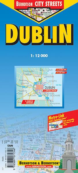 B & B City Streets, Dublin (B & B City Streets / Laminierte, grossmassstäbliche Stadtpläne der Stadtzentren, vielfach faltbar, reissfest, ... Klimadiagramm und Register) Leisure, Home & Garden