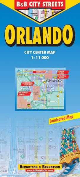 B & B City Streets, Orlando (B & B City Streets / Laminierte, grossmassstäbliche Stadtpläne der Stadtzentren, vielfach faltbar, reissfest, ... Klimadiagramm und Register) Leisure, Home & Garden