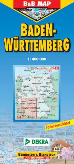 B & B Deutschland, Deutsche Straßenkarten, Bl.5, Baden-Württemberg, Südhessen Leisure, Home & Garden