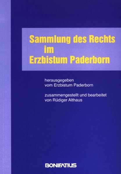 Sammlung des Rechts im Erzbistum Paderborn Religion & Esotericism