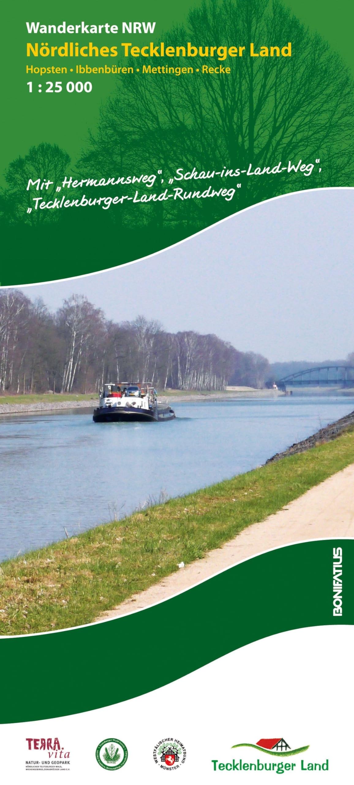 Wanderkarte NRW: Nördliches Tecklenburger Land: Hopsten - Ibbenbüren - Mettingen - Recke: Hopsten - Ibbenbüren - Mettingen - Recke - Mit ... Töddenweg (Wanderkarten NRW) Leisure, Home & Garden