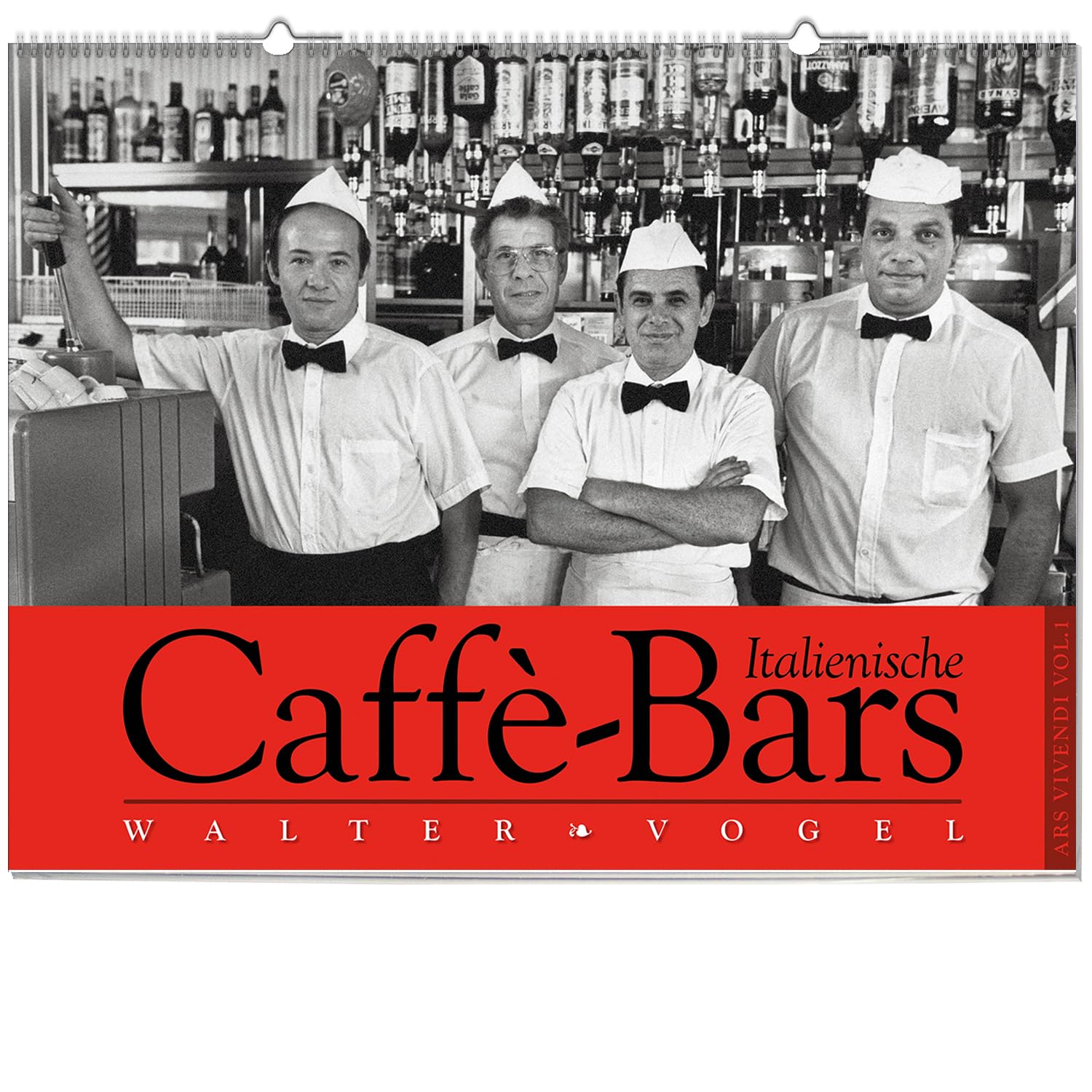 Italienische Caffè-Bars. Immerwährender Monumentalkalender - Kalender mit schwarz-weiß-Fotografien - Italienische Caffe-Bars Photography