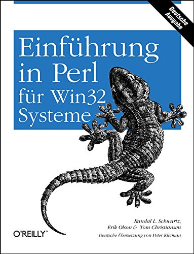 Einführung in Perl für Win32-Systeme Books