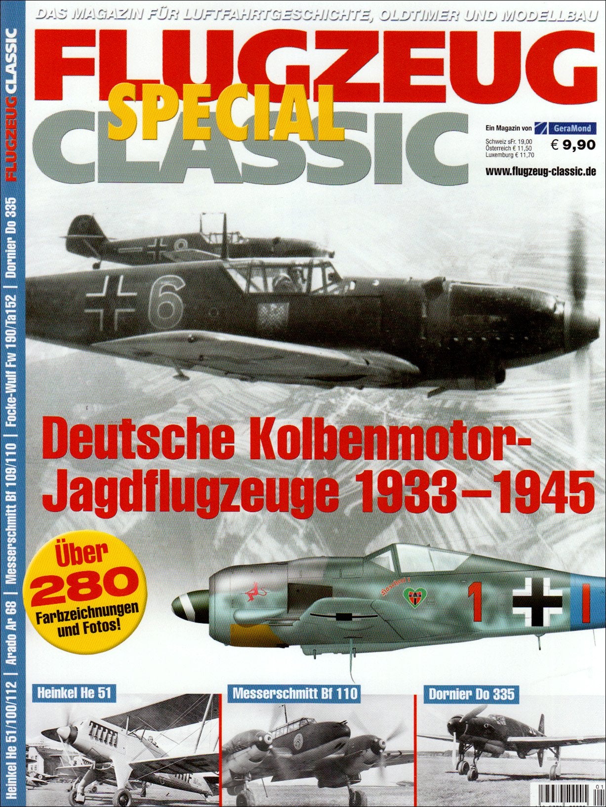 Flugzeug Classic Special 1: Deutsche Kolbenmotor-Jagdflugzeuge 1933-1945 Business & Technology