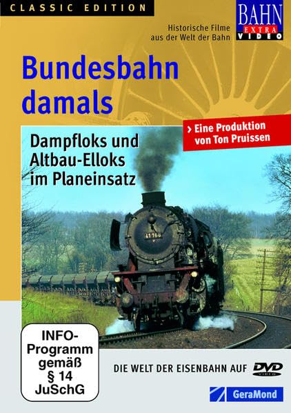 Bundesbahn damals - Dampfloks und Altbau-Elloks im Planeinsatz Films