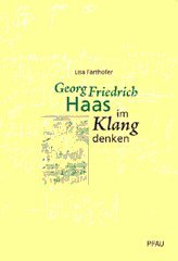 Product Image: Georg Friedrich Haas: "Im Klang Denken"