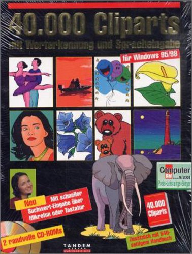 40.000 Cliparts mit Worterkennung und Spracheingabe, 2 CD-ROMsFür Windows 95/98. Mit schneller Suchwort-Eingabe über Mikrofon oder Tastatur Music
