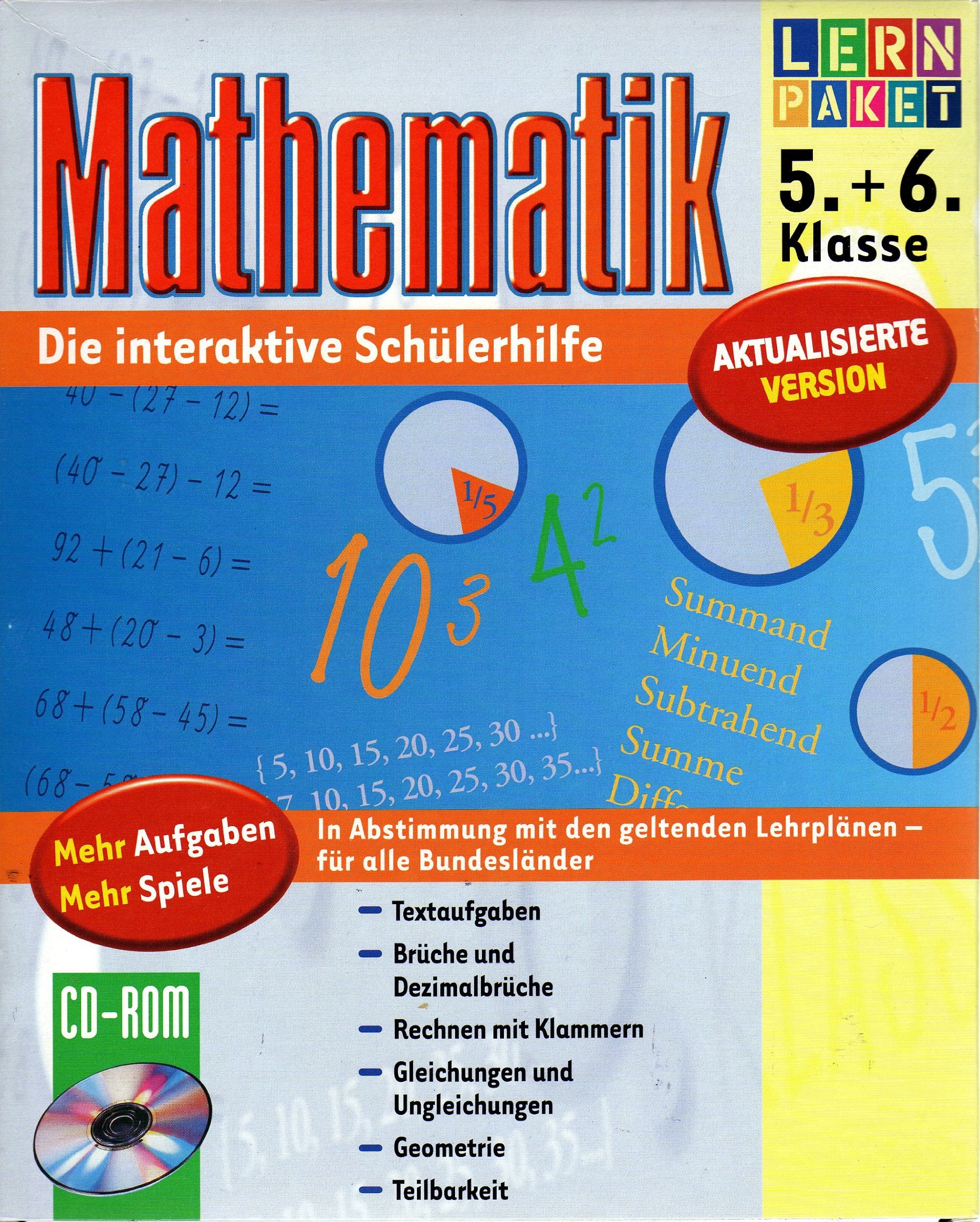 Lernpaket - Mathematik 5. + 6. Klasse - Aktualisierte Version Other software