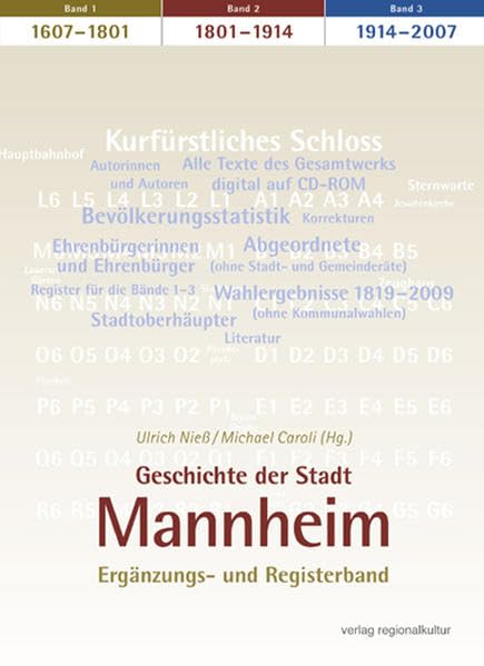 Geschichte der Stadt Mannheim 4: Ergänzungs- und Registerband für die Bde. 1-3 Reference Books