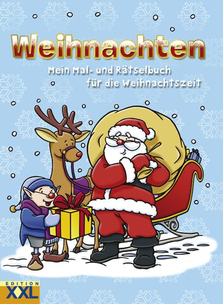 Weihnachten: Mein Mal- und Rätselbuch für die Weihnachtszeit Hobbies & Crafts