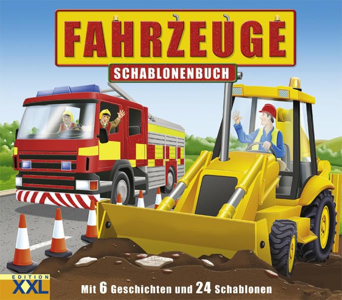 Fahrzeuge: Schablonenbuch. Mit 6 Geschichten und 24 Schablonen Non-fiction