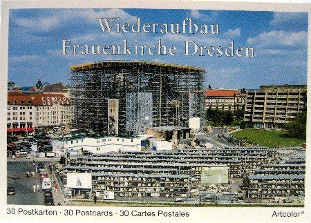 Wiederaufbau Frauenkirche Dresden 2. 30 farbige Postkarten Books