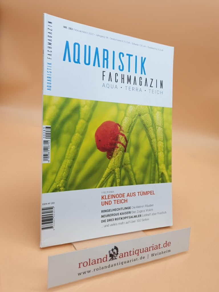 JETZT IM NEUEN LAYOUT: Aquaristik-Fachmagazin, Ausgabe Nr. 283 (Feb./Mrz. 2022), Titelthema: KLEINODE AUS TÜMPEL UND TEICH und viele weitere Artikel auf über 100 Seiten Books