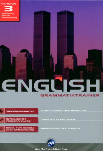 English, Version 3, CD-ROMs, Grammatiktrainer, 1 CD-ROM Foreign Languages ​​& Dictionaries