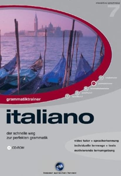 Italiano, Version 7, CD-ROMs : Grammatiktrainer, 1 CD-ROM Der schnelle Weg zur perfekten Grammatik. Für Windows 95/98/Me/NT 4.0/2000/XP Learning