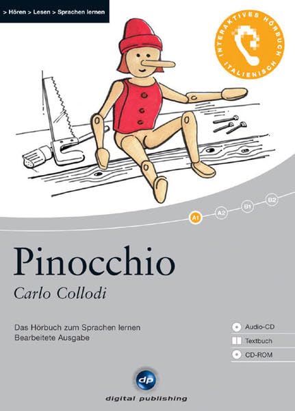 Pinocchio - Interaktives Hörbuch Italienisch: Das Hörbuch zum Sprachen lernen - Adaptierte Fassung Young adult books