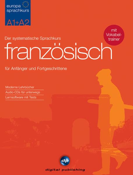 Europa Sprachkurs Französisch A1 + A2. 2 Lehrbücher + 4 Audio-CDs + 2 CD-ROMs software