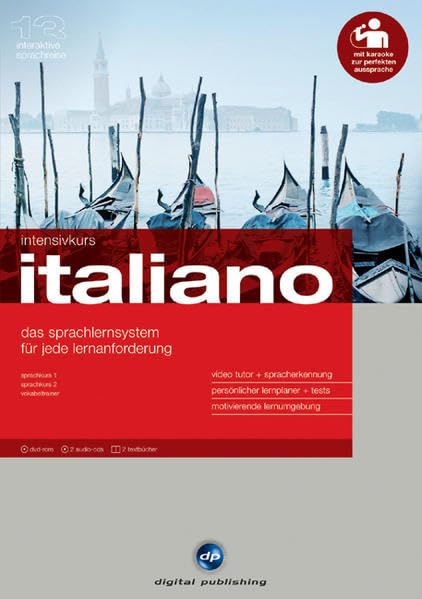 Intensivkurs Italiano: Das Sprachlernsystem für Anfänger, Wiedereinsteiger und Fortgeschrittene (Interaktive Sprachreise) Foreign Languages ​​& Dictionaries