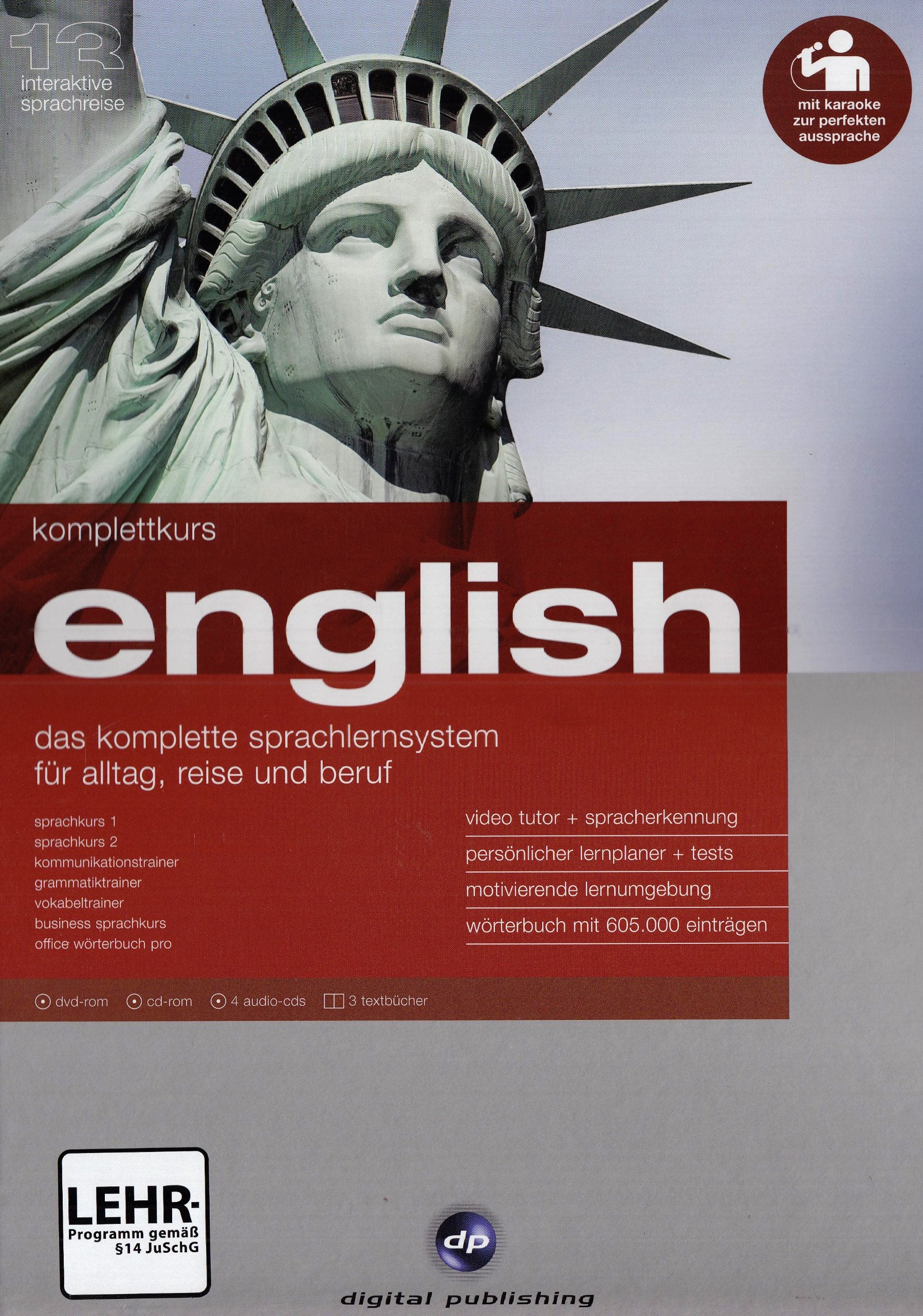 Komplettkurs English: Das komplette Sprachlernsytem für Alltag, Reise und Beruf (Interaktive Sprachreise) Foreign Languages ​​& Dictionaries