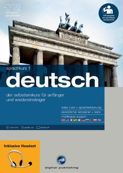 Interaktive Sprachkurs 13: Deutsch Teil 1 + Headset Other software