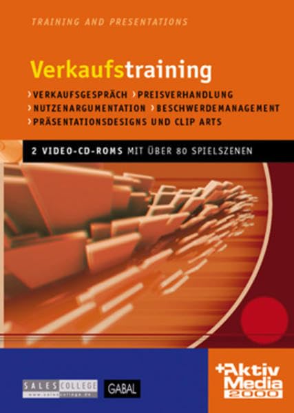 Verkaufstraining, 2 Video-CD-ROMs: Mit über 50 digitalisierten Spielszenen Other software