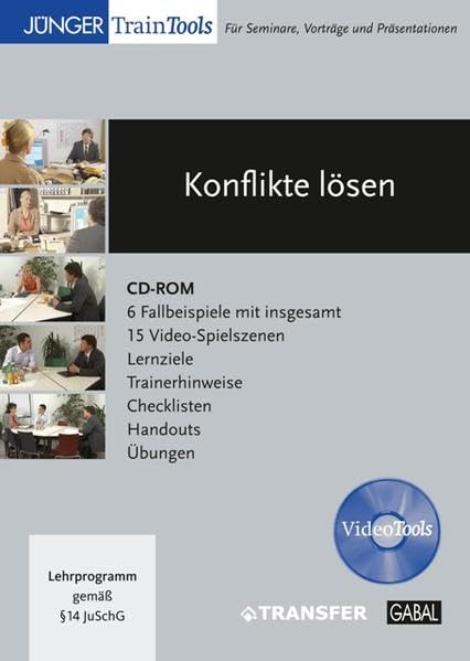 Konflike lösen: Mit 6 Videoszenen, Lernzielen, Trainerhinweisen, Checklisten, Handouts, Übungen. Ab Windows 95 (CD-ROM) Business, Finance & Career