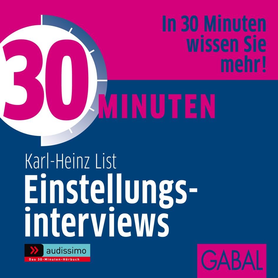 Product Image: 30 Minuten Einstellungsinterviews