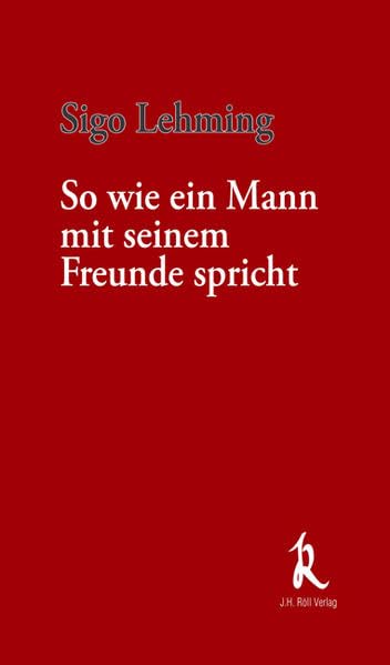 So wie ein Mann mit seinem Freunde spricht Religion & Esotericism