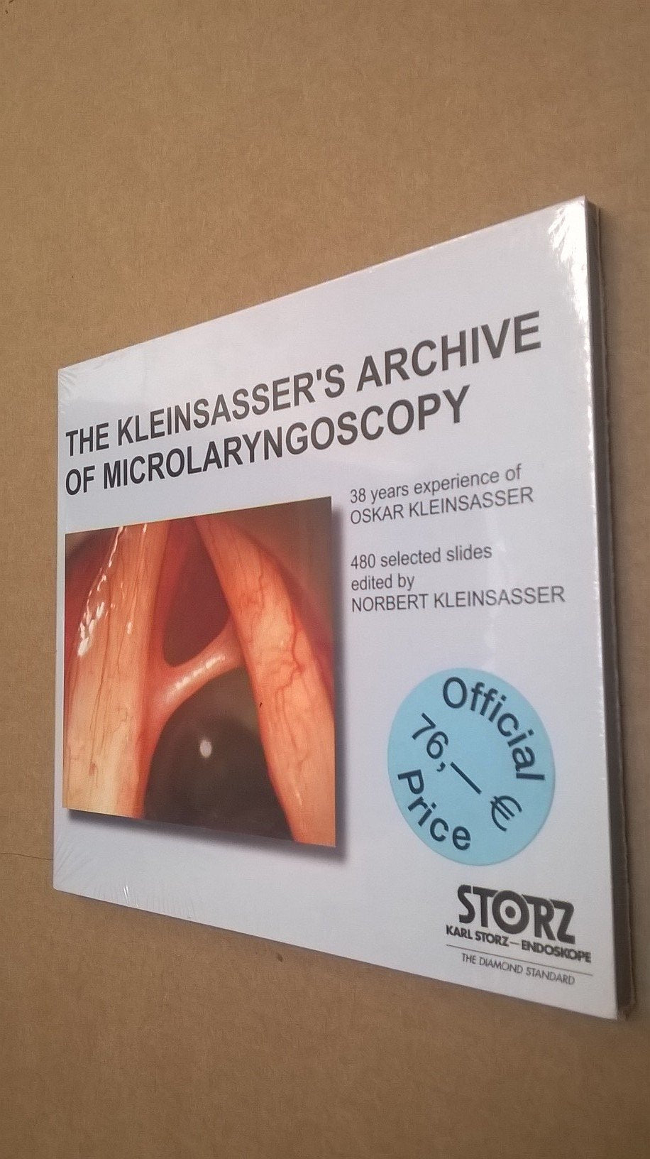 The Kleinsasser's Archive of Microlaryngoscopy: 38 years experience of Oskar Kleinsasser. 480 selected slides book