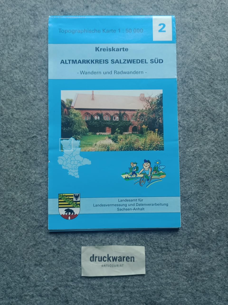 Altmarkkreis Salzwedel Süd: Kreiskarte 1:50000 - Ausgabe mit Wander- und Radwanderwegen (Topographische Karten 1:50000 (TK50KT): Kreiskarte - Ausgabe mit Wander- und Radwanderwegen) Leisure, Home & Garden